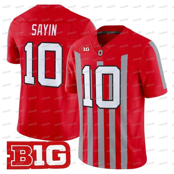 Kob 4 Jeremiah Smith OhioStates Buckeyes 2025 Throwback Jersey Julian Sayin Will Howard CJ Donaldson Bo Jackson Jack Sawyer Treveyon Henderson Mangold Women Youth