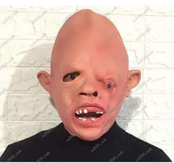 Hot selling Halloween costumes Sloth Goonies movie horror costume latex party mask