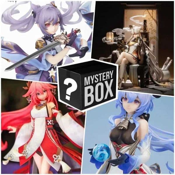 Genshin Impact Anime Game Digital Lucky Blind Box Drawing Ether Handmade Big Action Model Gift 10-30cm X250409