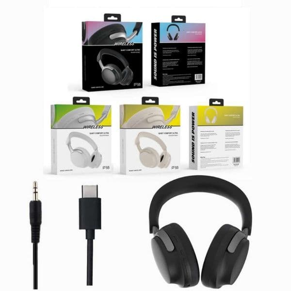 Real wireless Bluetooth headset 3D stereo full ear sports music factory headsets available