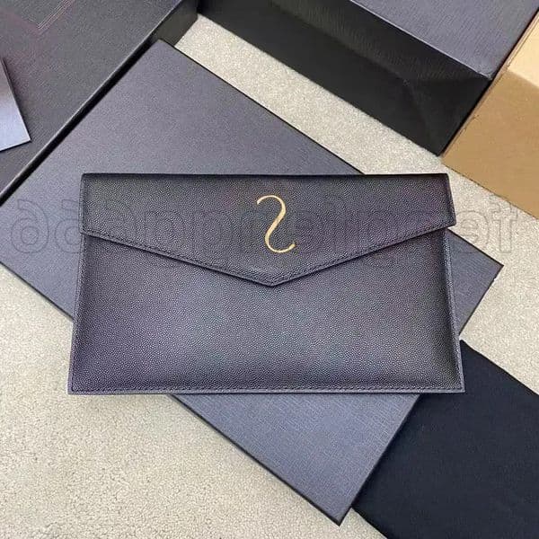 Luxury UPTOWN Crocodile Leather Envelope Shoulder Purses Womens Mens Cross Body Flap Clutch Designer Bags Fashion Caviar18 Tote Wallets Lady Handbag Evening Bag