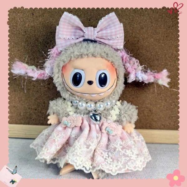 Labubu Accessories Wig Braid Decoration Girl Doll Accessories Cotton Doll Decoration Accessories Detachable Braids no DollXJ251110