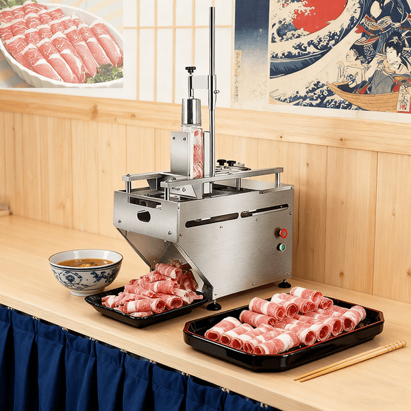 Commercial Automatic Meat Cutter Machine Beef Meat Cutting Machine Frozen Meat Slicer Cutting Machine