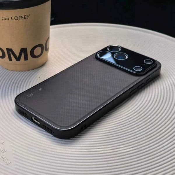 Fashion Carbon Fiber Texture Phone Case For iPhone 17 Air 16 15 14 13 Pro Max Frosted Anti Slip Fl Frame Bumper Cover H251110