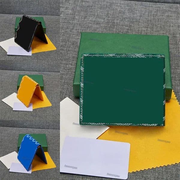 Luxury Designer With Box Man Card Purse Mini Cardholder Mens Wallet Designers Women Wallets Key 45678218 Pocket Interior Slot Lady Fashionable Purses