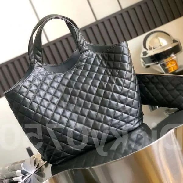 Icare Tote Shoulde 45678218 Shopping Bags Dky0750 Designer Handbag Large Luxury Genuine Leather Bags Handbags Lambskin Woman Lady Maix Crossbody Bag Thread Pouch