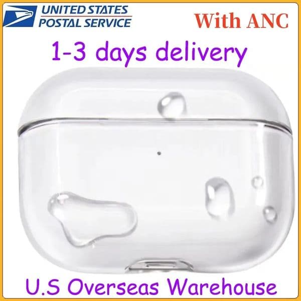USA Stock For Air Pods pro 2 Air 4 3rd Headphone Accessories Silicone Protective Headphone Cover Headphone Silicone Cases