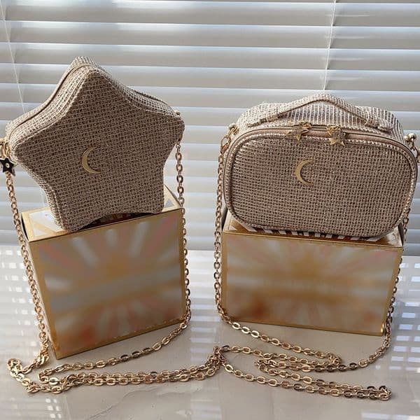 Designer 2025 Christmas DIY Classic Cosmetic Beauty Pouch Makeup Bag Organizer Box Storage Case Toiletry Bag with Chain gift box