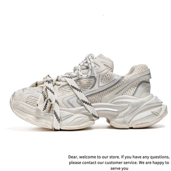Thick soled height increasing casual shoes luxury shoes new fashion personalized casual sports shoes neutral style new winter designer shoes couple shoes