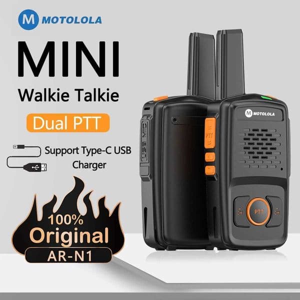Mini Walkie Talkie Motolola 16 Channels Professional MT-N1 UHF 400-470MHZ Match Baofeng Two Way Ra H251111