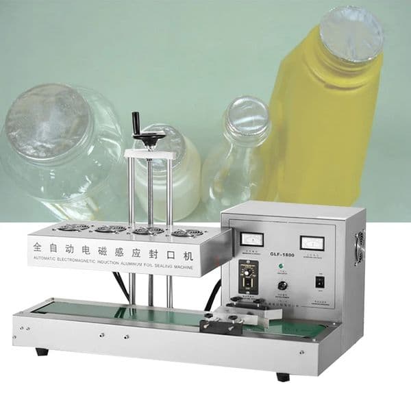 Automatic Stainless Steel Glass Plastic Bottle Cap Sealing Machine Electromagnetic Induction Aluminum Foil Sealing Machine