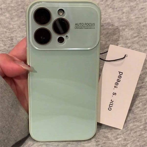 Luxury Makaron Full Camera Protection Phone Case for iPhone 17Air 16 15 14 13 Pro Max Plus Hard Acrylic Candy Glossy Armor Cover
