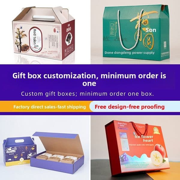 Wholesale Fruit and Specialty Product Packaging Color Printing Gift Boxes Custom Small Batch