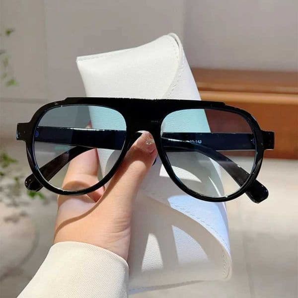 Vintage Brand Designer Oversized Pilot Sunglasses Women For Men Fashion Popular Big Frame Sun Glasses Punk Eyewear UV400