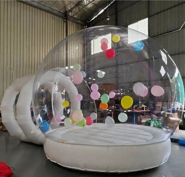 Free Delivery 4m Diameter + 1.5m Customized Igloo Dome Tent Luxurious Inflatable Bubble Tent Lodge Party Rental bubble balloon house