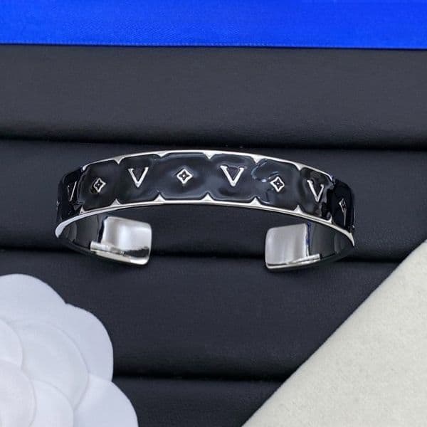 Designer Bracelets Mens Bracelet Women Bangle Classic Black and White Drip Enamel Luxury Open Bracelet Couple Bracelet High Quality