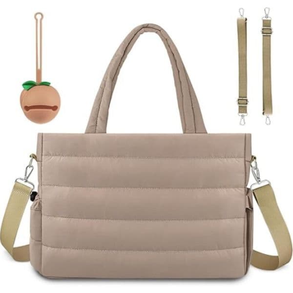 New Fashionable Popular Mommy Bag Handbag Baby Bottle Storage Foldable Large Capacity Multi purpose Diaper Replacement Pad Bag Designer Diaper Bag
