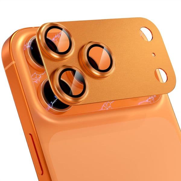 iPhone 17 Camera Cover with 9H Tempered Glass Lens Screen Protector for iPhone 17 Pro Max Air Pro iPhone Camera Lens Protector with Retail Packing
