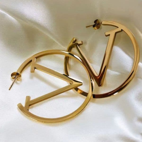 Hoop earings designer jewlery designer for woman earring classical delicate wedding decorations designer earrings woman travel orecchini go0163