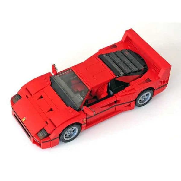 1192 PCS 10248 F40 Compatible MOC49743 Sports Car Splicing Assembly Building Block Toy Model DIY Kids Gift W251028