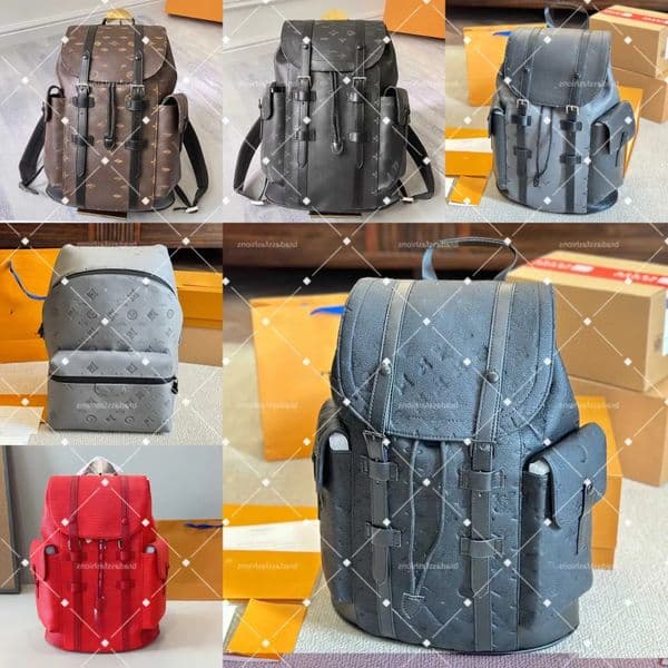 Style Hot High Quality Luxury Designer Backpack Womens And Mens Travel Classic Printed Coated 45678218 Canvas Parquet Leather Backpack