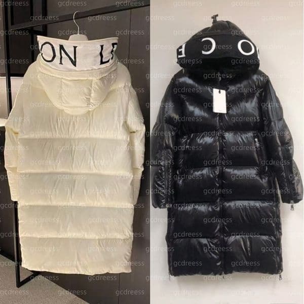 Women's Winter Down Jacket, long puffer coat women, Designer Parka, Luxurious Fur Warm Outdoor White Duck Down Long Coat Stylish New Year's and Christmas Gift