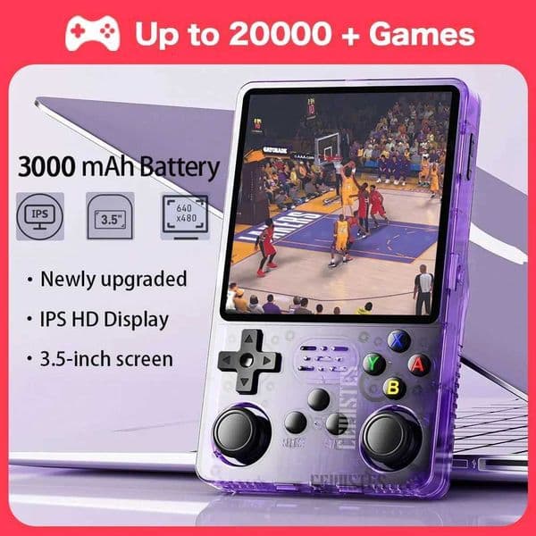 R36S Retro Handheld Video Game Console Linux System 35 Inch IPS Sn R35s Pro Portable Pocket Video Player 128GB Games H25111328
