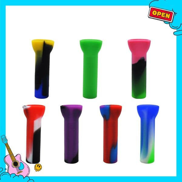 Cheap Silicone Filter Tips Flat Mouth Tip Reusable Mouthpiece Rolling for Cigarette Holder Smoking Pipe Dry Herb Tobacco Papers