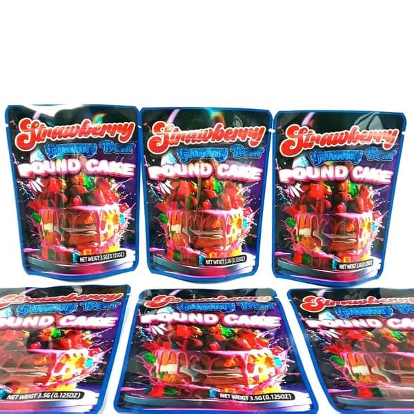 Empty Mylar Bags 3.5g Stand-Up Reusable Zipper Bag For Candy Small Item Packaging Plastic Storage Pouch