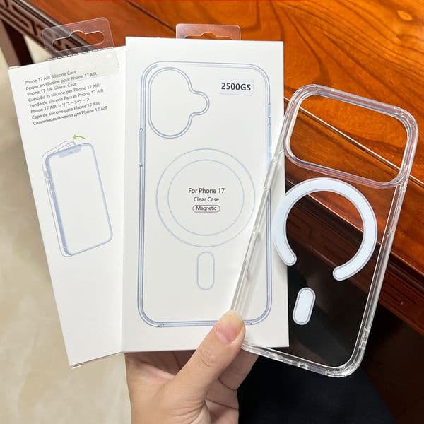 Gauss Strong Magnetic Clear MagSafe Case for iPhone 11.12.13.14.15.16.17 Pro Max