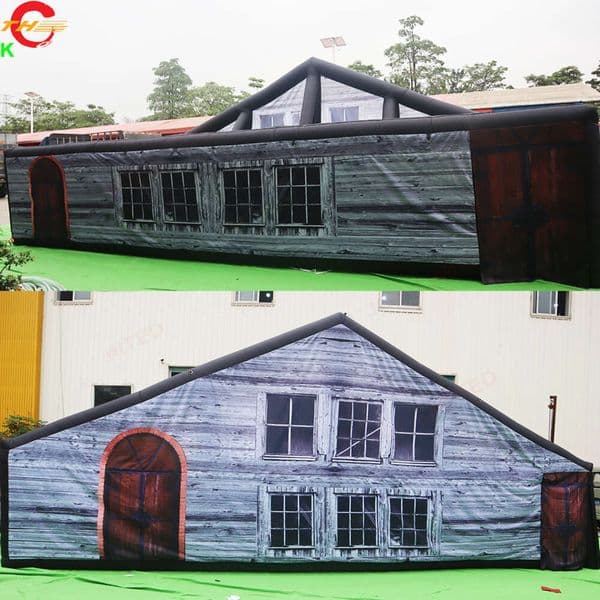 Free Ship Outdoor Activities 2026 halloween inflatable theme maze inflatable haunted house maze for sale