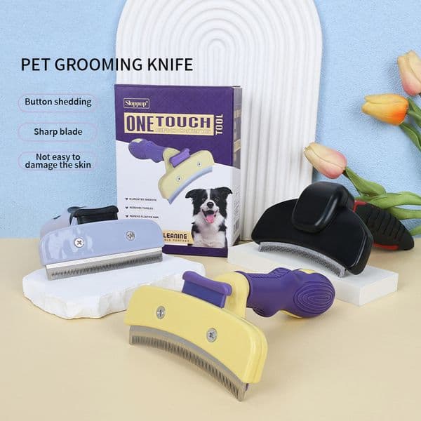 Pet comb cat comb dog cat thinning and removing floating fur pet grooming knife hair removal comb dog comb cat hair comb