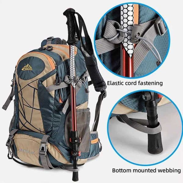 Climbing Camping Backpack Sports Travel Backpack Womens Shoes Outdoor Hiking Bicycle Backpack Storage Bag z250415