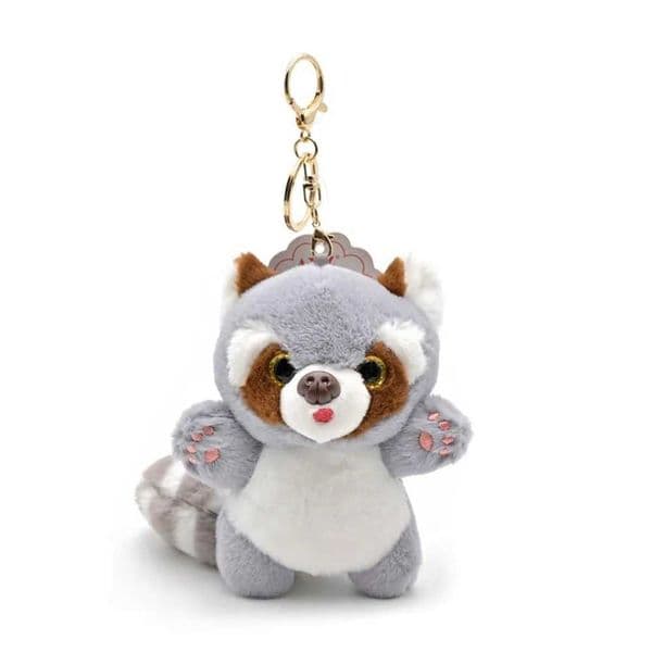 Cartoon 12.5cm Red Panda Pendant Doll Plush Doll Keychain Raccoon Keychain X250415
