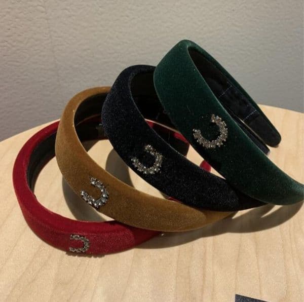 Black Luxury Headband Fashion Leather Headband Classic Brand Designer Hair Jewelry Womens Hair Accessories Gifts