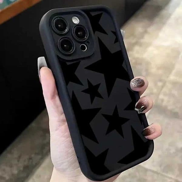 Black Star Design Phone Case For iPhone 17 Pro Max Cases iPhone 16E 16 15 14 13 12 11 XS X XR 7 8 Plus 17 Air Soft Bumper Cover H251115