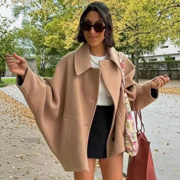2025 Designer Free Shipping Winter New Comfortable And Elegant Lapel Long Sleeved Single Breasted Loose Women's Fur Coat