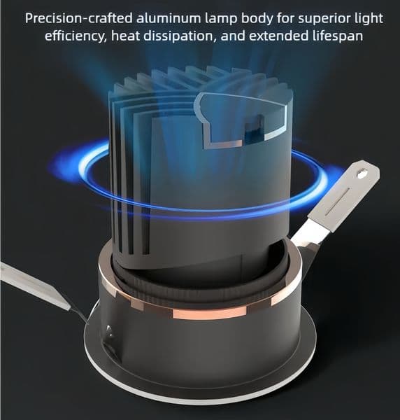 Anti-Glare Recessed LED Lighting for Contemporary Spaces