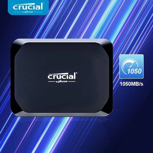 Crucial NVMe External SSD 1050MB/s 4TB 2TB 1TB Hard Drive 10Gbs Type C to Type C Portable Hd Solid State Disk for Laptops PC Mac