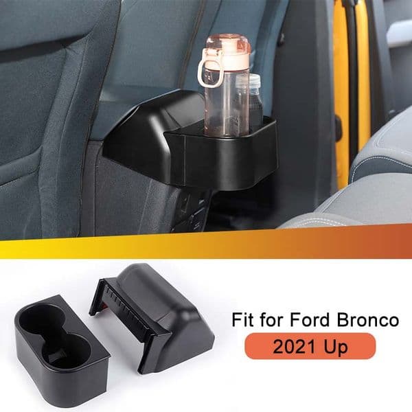 Rear Cup Holder Storage Box For Ford Bronco 2021-2025 up Four Door Version Car Interior decoration Accessories