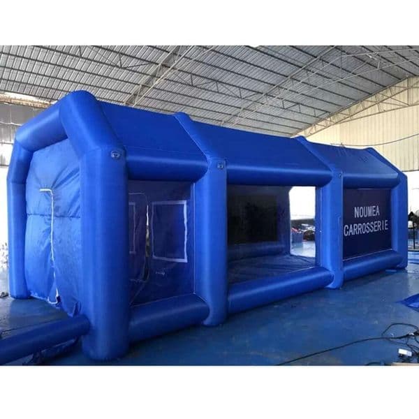 Free ship Outdoor Commercial blue Inflatable Spray Paint Booth 7x4x3m Car Painting workstation Tent with 2 blowersHot Ask about the price