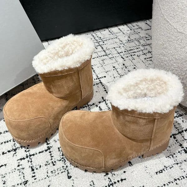Alaska Big Head Boots designer new ski boots luxury mens womens fur integrated autumn winter boots anti slip wear