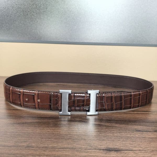 Designer belt Fashion mens belt business luxury belt mens womens color gold and silver glossy buckle 3.8cm belt