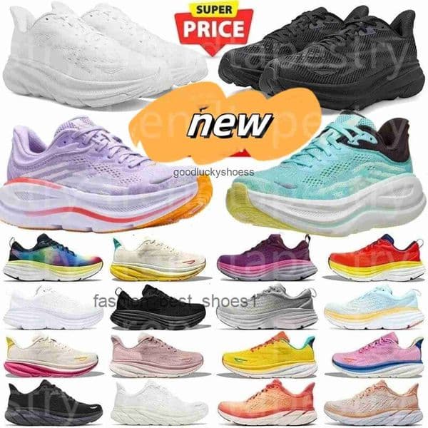 Hokamen Hokawomen Clifton10 9 Bondi 9 8 new running shoes for men women hokawomen shoes Kawana harbor white elevon breathable shoe outdoor