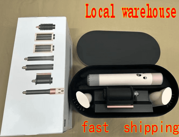 2025 dysonn Super 7-in-1 curler negative ion hair dryer professional adjustable temperature curling iron with box packaging US/EU/UK plug airwrap air wrap