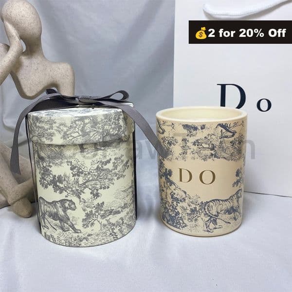 Luxury Toile de Jouy candle Home Decor Designer Diffuser aromatherapy Hortensia Scent candles 280g Perfume fragrances hight quality Christmas gift F89J01
