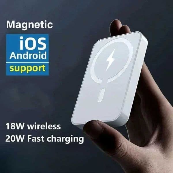 For Power Bank 10000mAh Portable Auxiliary Spare External Magnetic Battery Pack Wireless Charger For Iphone 13 14 15 16 H251118