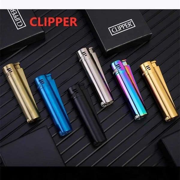 2024 Spain original Clipper metal grinding wheel lamp butane gas jet torch lamp mens exquisite gift series W250418