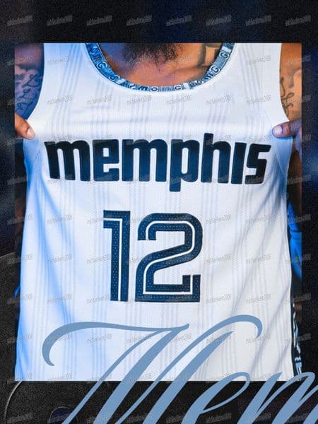 Kob MemphiGrizzliess 2025-26 City Basketball Jersey Ja Morant Caldwell-Pope Santi Aldama Zach Edey Williams Jaren Jackson Scotty Pippen Jr. Custom