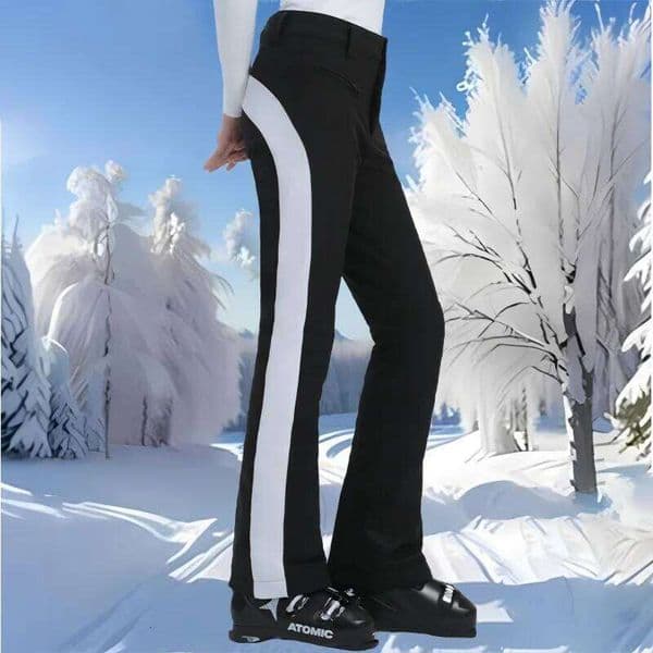 Winter Women Ski 2025 New High Elasticity Warm Skiing Trousers Outdoor Windproof Waterproof Sports Snowboarding Pants